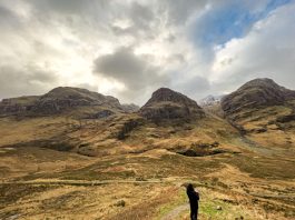 Glencoe, Wzgórza Trzy Siostry