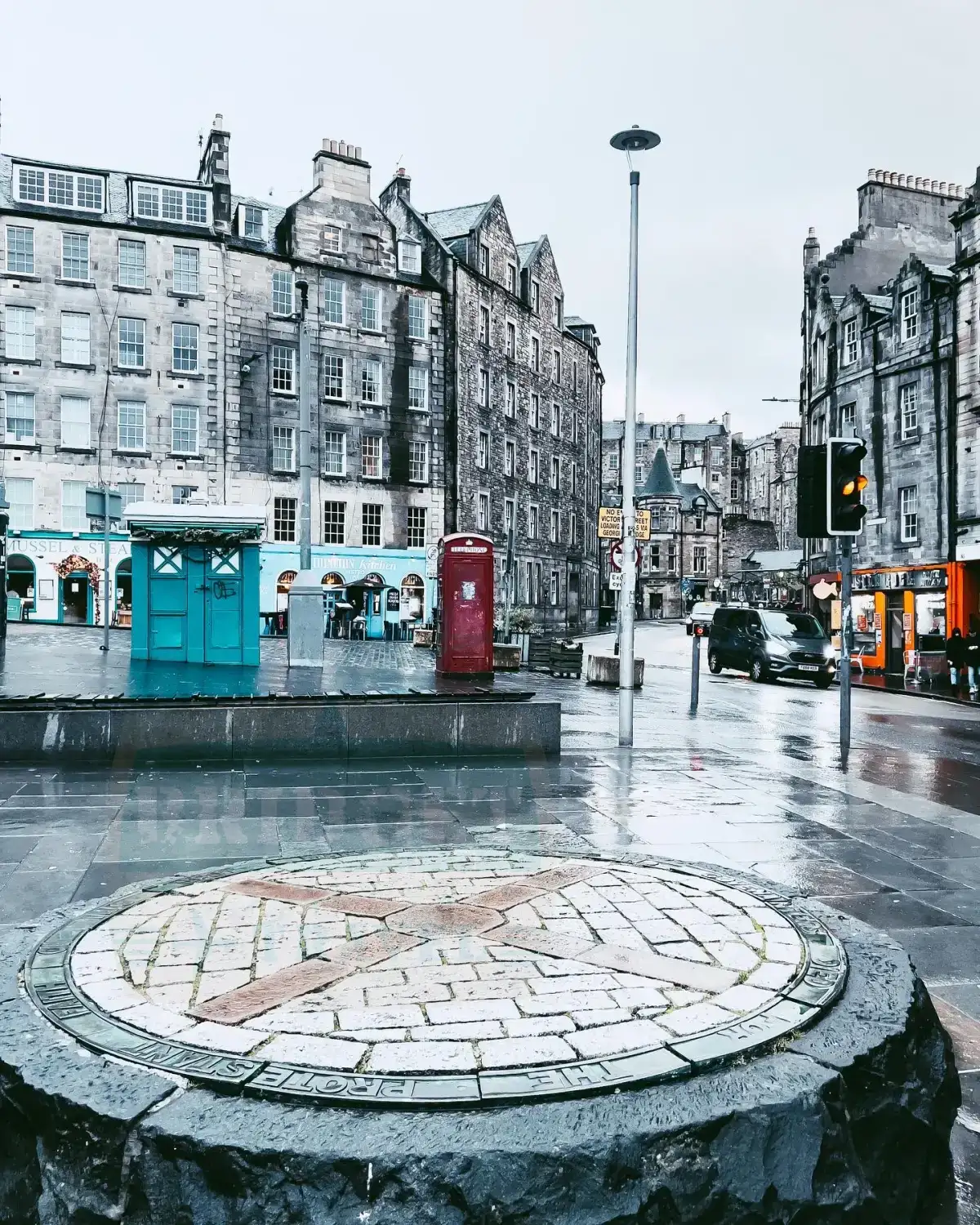 Covenanters Memorial, Grassmarket, Edynburg, Szkocja