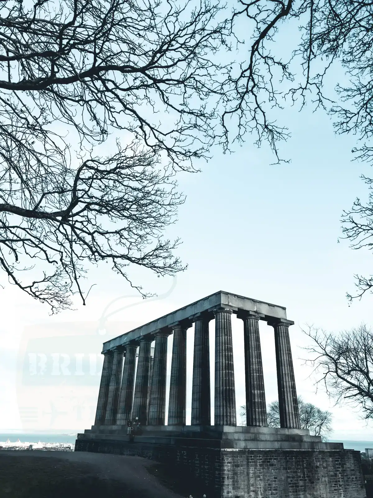 Scottish National Monument, Calton Hill, Edynburg, Szkocja