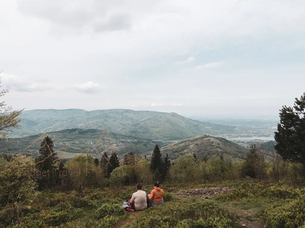 Kiczera, widok na Beskid Mały