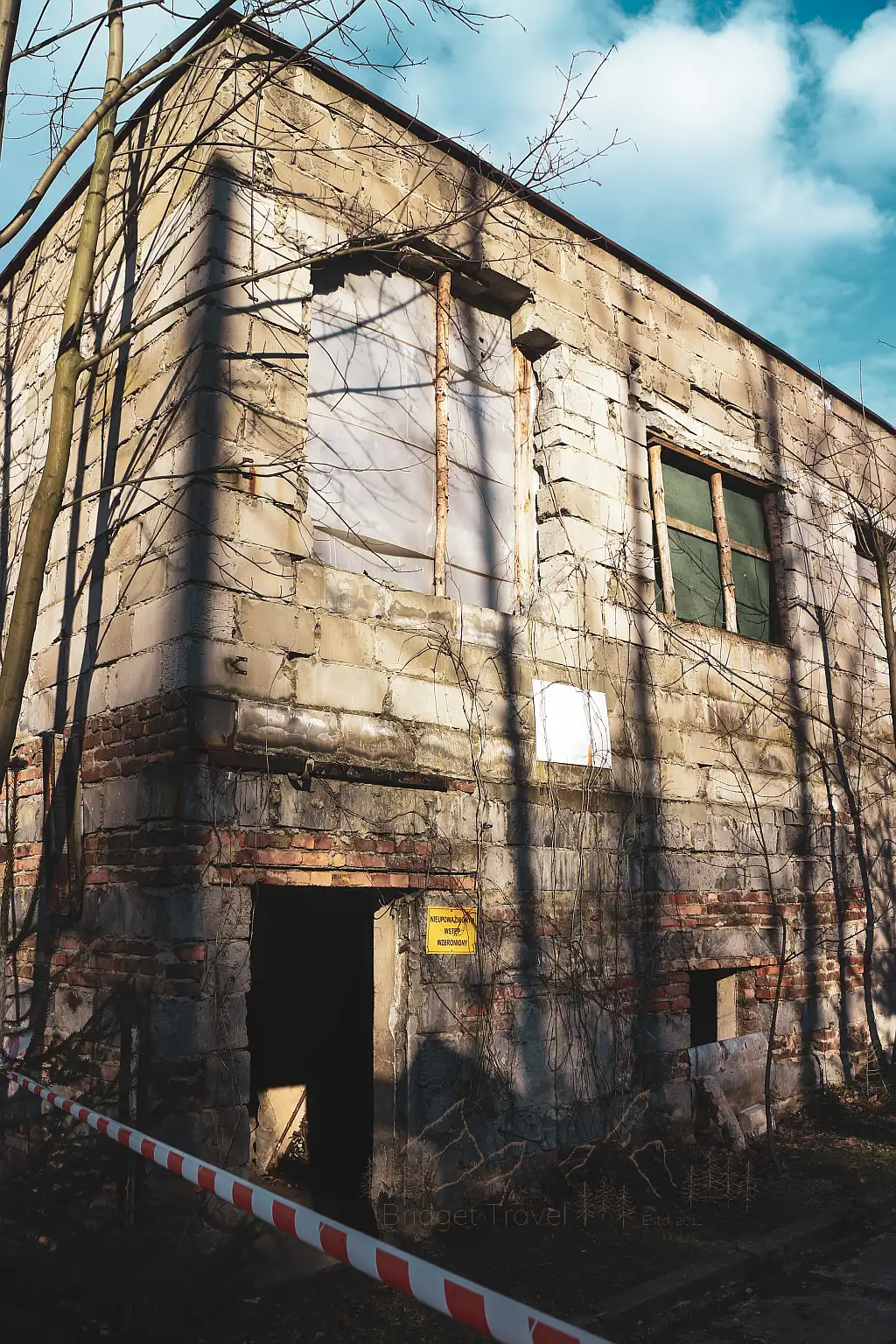 Kozubnik 2018 - nieistniejący już budynek