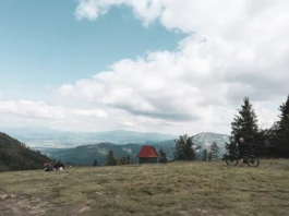 Klimczok, widok na Beskid Śląski i Żywiecki