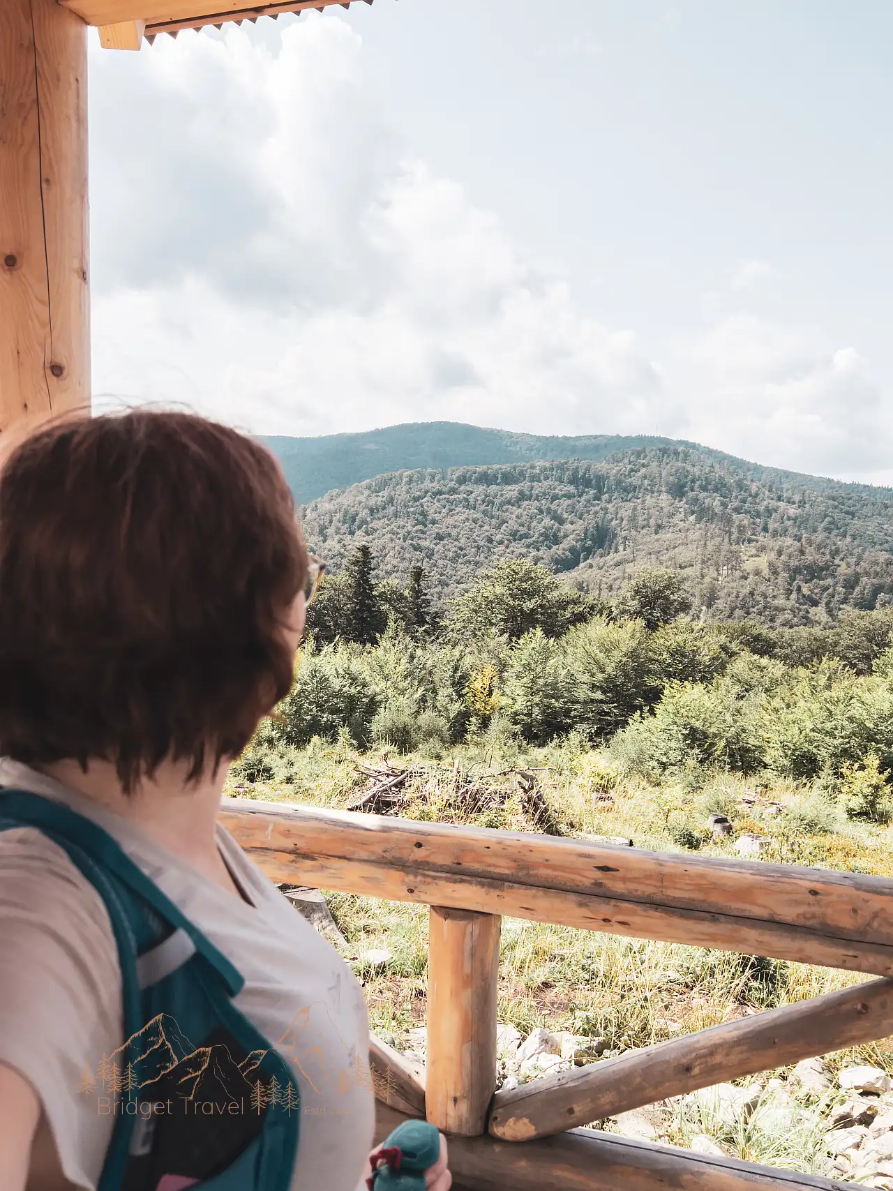 Kozia Góra, widok z altanki